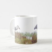 Mug Marécages d'animaux de faune d'oiseaux de héron (Devant gauche)