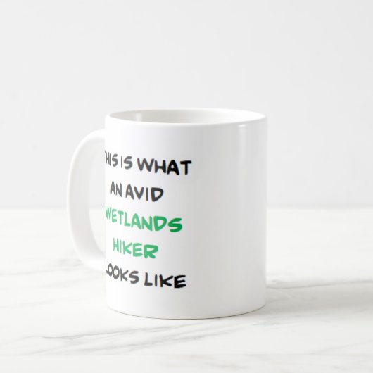 Mug marécages de randonneurs, avides (Devant gauche)