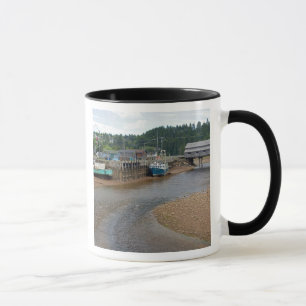 Mug Marée basse dans la baie de Fundy à St. Martins,