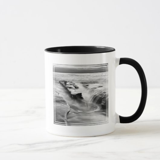 Mug Marée montante sur la plage (Droite)