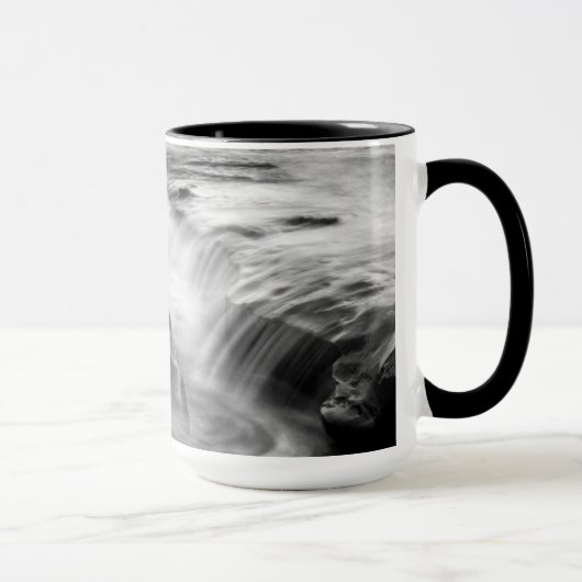Mug Marée montante sur la plage (Droite)