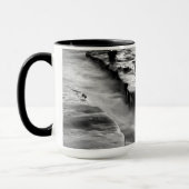 Mug Marée montante sur la plage (Gauche)