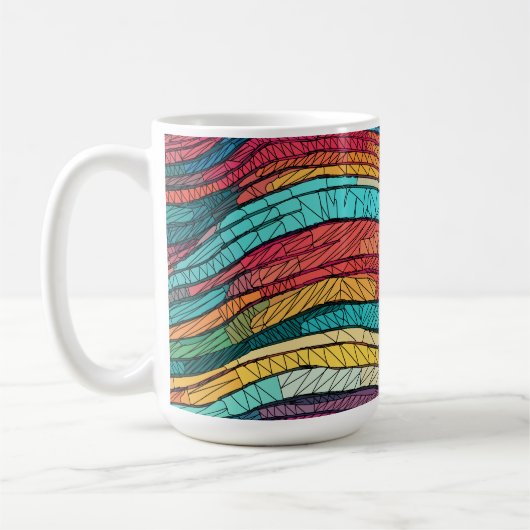 Mug Marée mosaïque (Gauche)