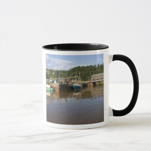 Mug Marée moyenne dans la baie de Fundy à St. Martins, (Droite)