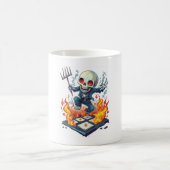 Mug Marelle d'enfer � Crâne de démon drôle (Centre)