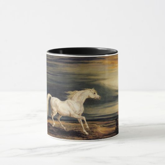 Mug Marengo le cheval blanc (par James Ward) (Centre)