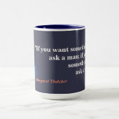 Mug Margaret Thatcher Cite Sur Qui Demander (Centre)