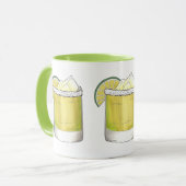 Mug Margarita Lime Cocktail Mixologue Boire Cheveux (Devant gauche)