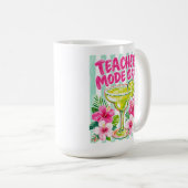 MUG MARGARITA ROSE & VERT MODE ENSEIGNANT DÉSACTIVÉ (Devant droit)