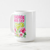 MUG MARGARITA ROSE & VERT MODE ENSEIGNANT DÉSACTIVÉ (Devant gauche)