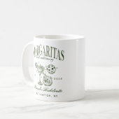 Mug Margaritas Modernes Rétro et Mariage Rayé Bach (Devant gauche)
