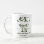 Mug Margaritas Modernes Rétro et Mariage Rayé Bach (Gauche)