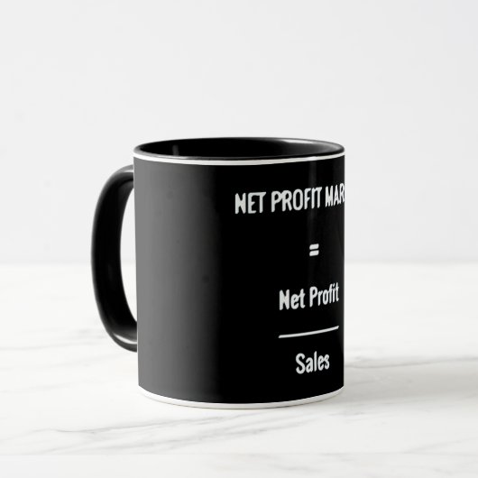 Mug "Marge nette de profit" (Devant gauche)