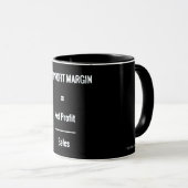 Mug "Marge nette de profit" (Devant droit)