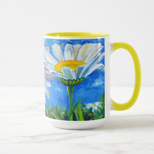 Mug Marguerite balayée par le vent