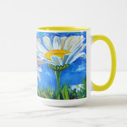 Mug Marguerite balayée par le vent (Droite)