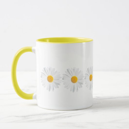 Mug marguerite blanche (Gauche)