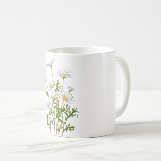 Mug Marguerite blanche (Devant droit)