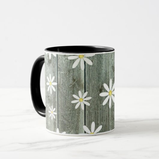 Mug Marguerite de planche de grange (Devant gauche)