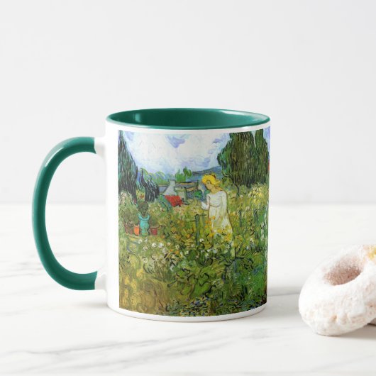 Mug Marguerite Gachet dans le jardin par Vincent van G (Avec donut)