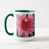 Mug Marguerite rose de Gerber (Gauche)