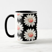 Mug Marguerites à points rouges (Gauche)
