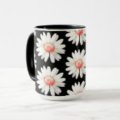 Mug Marguerites à points rouges (Devant gauche)