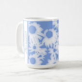 Mug Marguerites bleues (Devant gauche)