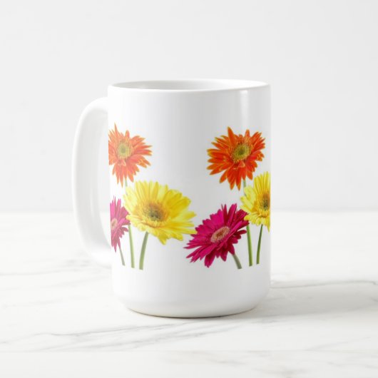 Mug Marguerites de Gerbera (Devant gauche)