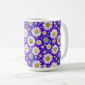 Mug Marguerites et Feuilles (Devant droit)
