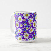 Mug Marguerites et Feuilles (Devant gauche)
