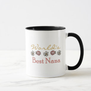 Mug Marguerites et mondes meilleure Nana de roses