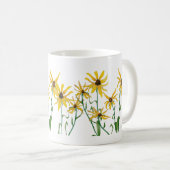 Mug Marguerites jaunes (Devant droit)