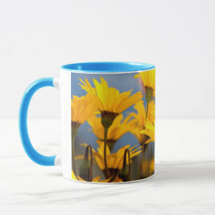 Mug Marguerites orange et jaune de Namaqualand