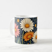 Mug Marguerites peintes (Devant gauche)