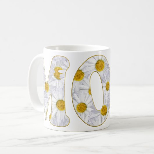 Mug Marguerites pour maman (Devant gauche)