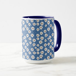Mug Marguerites Rêve Indigo