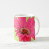 Mug Marguerites roses personnalisables de Gerber sur (Devant droit)