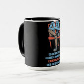 Mug Mari amusant  (Devant gauche)