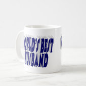 Mug Mari avec moitié bleu foncé (Devant gauche)
