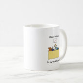 Mug Mari de travail Joyeux anniversaire (Devant droit)