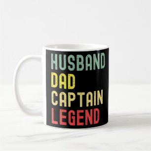 Mug Mari de voile papa capitaine Légende Vintage Rétro