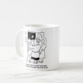 Mug Mari en retard du quiz du pub (Devant gauche)