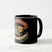 Mug Mari époux trophée drôle alimenté par gâteau de sa (Devant droit)