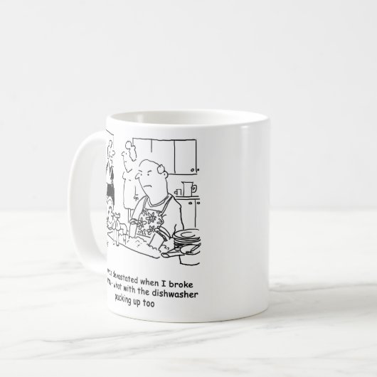 Mug Mari lave la vaisselle (Devant gauche)