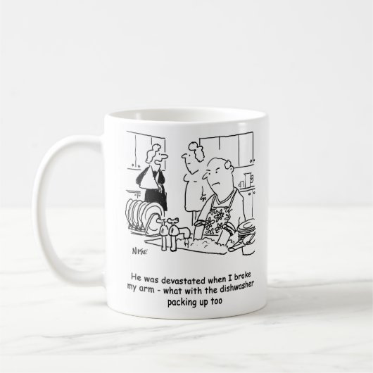Mug Mari lave la vaisselle (Gauche)
