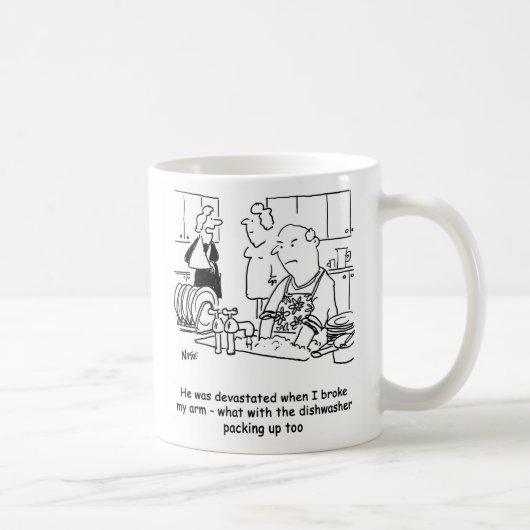 Mug Mari lave la vaisselle (Droite)