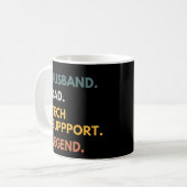 Mug Mari Papa Légende de l'Assistance Technique Drôle (Devant gauche)