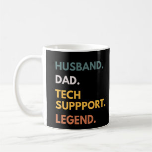 Mug Mari Papa Légende de l'Assistance Technique Drôle