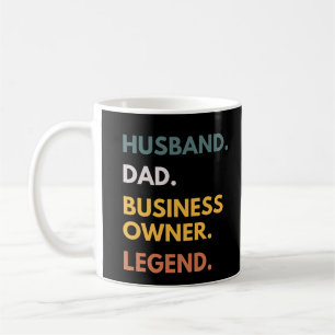 Mug Mari Papa Propriétaire d'entreprise Légende Drôle